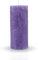 HS Candle Rustikale Stumpenkerze Lila Ø7cm x 15cm - vers. Farben/Größen - lang Brenndauer Antik Kerze, Duftfreie Altarkerze - Dekokerze