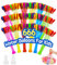 Birshe 666 Stück Wasserballons Set,Wasserbomben﻿ Kinder Schnell zu füllende Selbstverschweißende Wasserballons Wasserspaß Outdoor Bunt Gemischt Wasser Luftballons für Kinder und Erwachsene