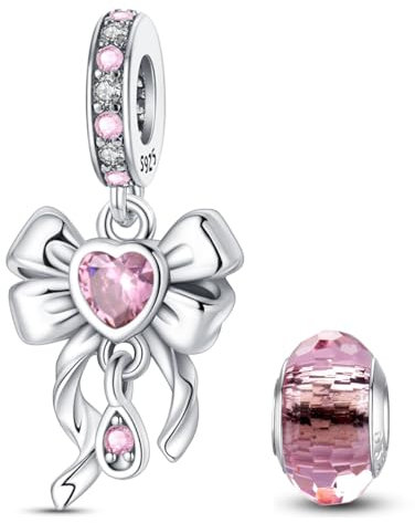 HappyStar Perles Charms Argent Sterling 925 Animal Charm Collection, breloque trèfle à quatre feuilles pour femme, compatible avec les bracelets et colliers européens Pandora