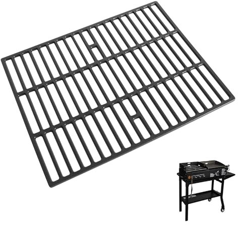 SafBbcue Griglia per Blackstone 1819 e carbone Combo - 40,6 x 40 cm Griglia di ricambio in ghisa - Accessorio per cucinare all'aperto durevole e facile da usare