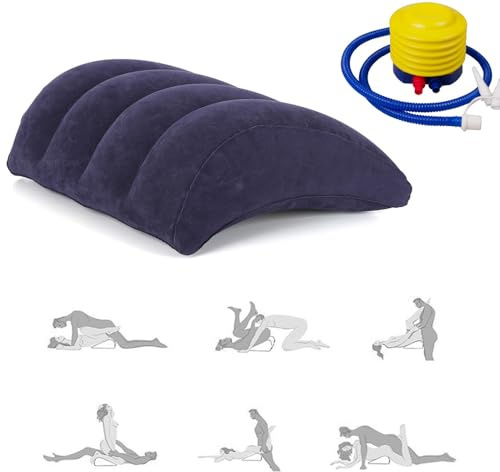 Sex Bett aufblasbare Kissen Stuhl und Pumpe Sofa multifunktionale aufblasbare Taille Kissen Paar Sex Position Möbel, aufblasbare multifunktionale weiche Rampe aufblasbare Kissen
