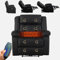LSBIKE Recliner Armchair Electric Massage Recliner Chairs Reclining Chairs for the Elderly Lazy Boy Recliners recliner Sofa with Massage & Heat USB Ports Dual Side Pockets (Black PU Leather)
