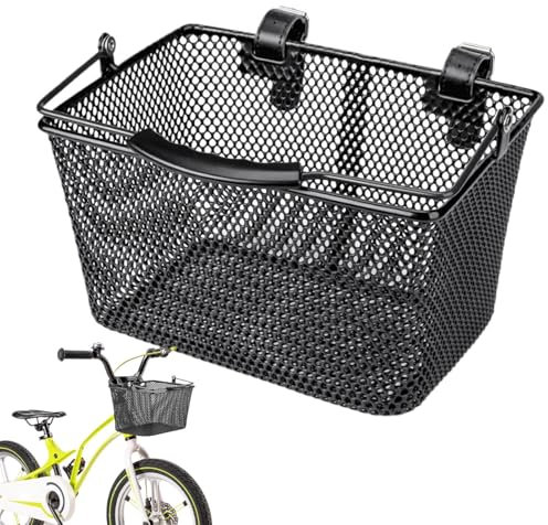 Palaufr Fahrradkorb vorne für Kinder,Fahrradkorb für - Kinder-Fahrrad-Aufbewahrungskorb,Kinder-Scooter-Behälter, wasserdichte, abnehmbare Aufbewahrungsbox