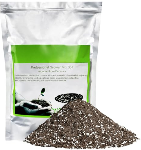 Miscela di terriccio per cactus succulenti (2 qt), miscela multiuso per invasatura da giardino per piante da interno ed esterno, pianta d'appartamento a drenaggio rapido, terreno per orchidee bonsai