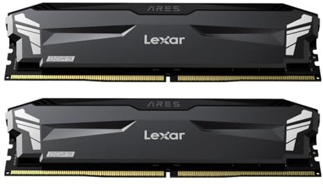 Lexar ARES OC Noir 32Go / GB Kit (2x16GB) DDR5-6000 DIMM, CL32-38-38-76, Intel XMP 3.0