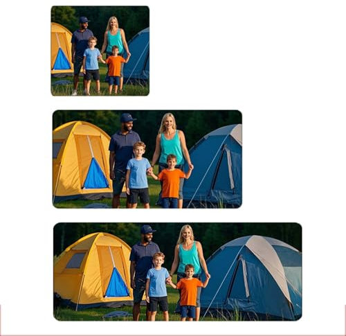 Changtai Mauspad mit Foto & Text Bedruckt, rutschfeste Schreibtischunterlage zum selbst gestalten, Personalisierte Mousepad für Büro Zuhause, Geschenk für Kinder Männer Frauen Gamer