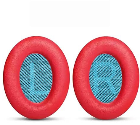 Ear Pads Replacement Earpads Cushion Compatible with Bose QuietComfort 15 QC15 QC25 QC2 QC35/AE2 AE2I AE2W/SoundTrue & SoundLink Headphone,Red+Blue