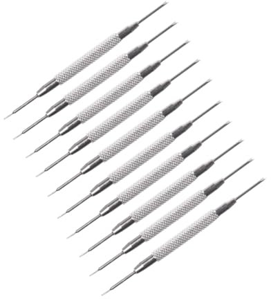 Holibanna 10 Stück Federsteg Entferner Werkzeug Aus Metall Präziser Uhrenarmbandstift Entferner Für Uhrenband Reparatur Uhrmacher Tool Für Armband Wechsel Und Montage