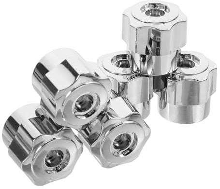 HOMSFOU 6Er Set Wasserhahngriff Aus Aluminiumlegierung Handrad Ersatzgriff Für Eckventil Badewannenknöpfe Ergonomisch Für Küche Und Badezimmer