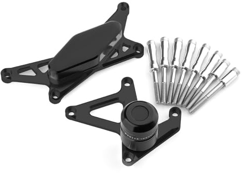 Modeer Motorrad Sturzpads Kompatibel mit GSX8R GSX 8R 2024 2025 CNC Antikollision Rahmen Slider Sturzschutz Crashpads gsx-8r gsx8r zubehör (schwarz)