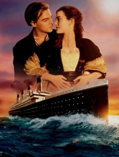 WDZFF 1000 Stück - Bilder - Gifts - Bunt Puzzle - Classic Film Titanic'S Poster - Personalisiertes Heraus for Derungs Spielzeug Für Erwachsene - Heim Dekoration - Kx274Zs