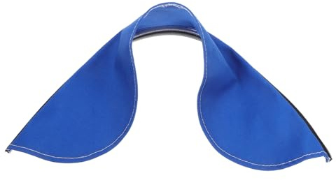 Nackenschutz für Schweißerhelm aus Feuerfestem Stoff, Blau | Leicht, Hitzebeständig, Passend für Viele Helme, Schützt den Hals vor Funken und Wärme