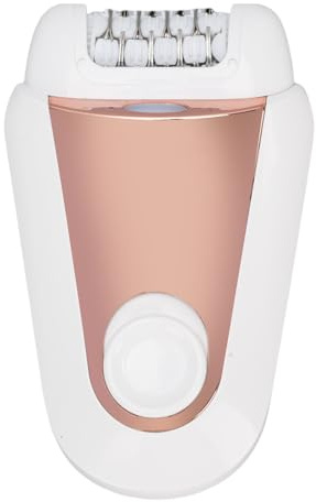 2-in-1 Akku-Epilierer für Frauen mit 40 Pinzetten – Haarentfernung am Gesicht, Beinen, Armen, Achseln & Bikinizone – 3 Geschwindigkeitsstufen, wiederaufladbar