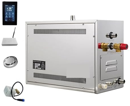 Sauna vapeur, 4.5KW Smart App/Wifi Control Luxe Spa Douche Sauna Hammam Générateur,pour la maison