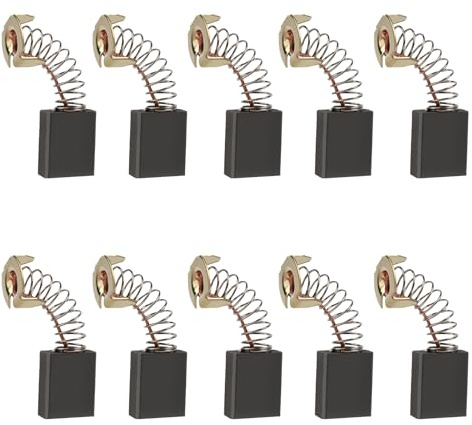 10pcs carbon brushes for electric motor,Carbon Motor Brushes,Escobillas de carbón para moto,6.5x13.5x18mm,pour Angular Amoladora Mesa Sierra Taladro de Mano,Replacement Spare for Power Tools