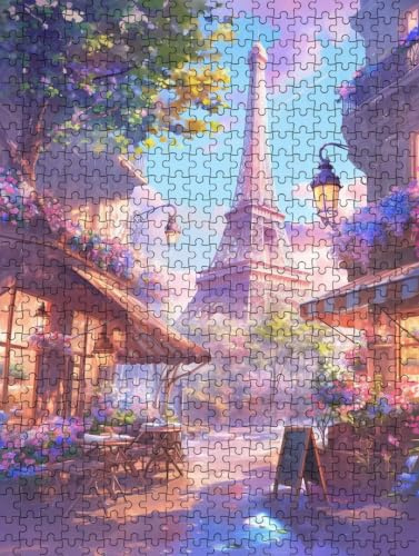 Der Pariser Turm Puzzle 5000 Teile Erwachsene, Jigsaw Puzzle 5000 Teile, Komplex Herausfordernd Puzzles, Familie Spiele, Impossible Klassische Puzzles, für Wanddekoration und Geschenke FNKL2-8