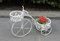 Way Home Store Vélo Porte Plante décoratif en Fer 65 x 26 x 46 cm