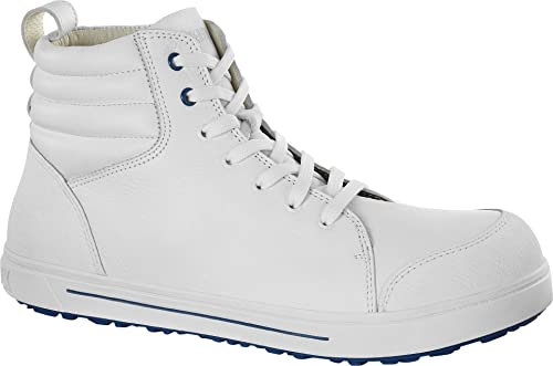 Birkenstock Sicherheitsschnürschuh Knöchelhoch Boots S3 Weiss QS 700 Obermaterial Leder Stahlkappe 1011236 Größe 41
