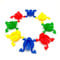 TOYMYTOY Froschspiel Springende Frösche Spielzeug für Kinder Kleinkinder 24 Stücke FüR Kindergeburtstag Und Partys (zufällige Farbe)