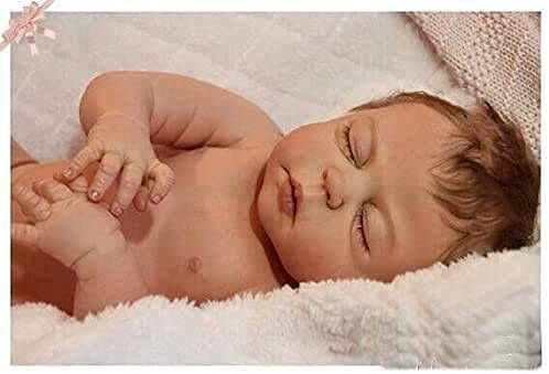 iCradle Silikon Ganzkörper Silikon Baby Puppe Weiche 18 Zoll / 23 Zoll Reborn Babypuppe Look Echte Nette Lebensechte 45cm/57cm Baby Doll Toddler Junge (18/45cm)