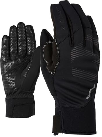 Ziener Erwachsene ILKO GTX INF Multisport Freizeit-/ Funktions-/ Outdoor-Handschuhe | Atmungsaktiv, Winddicht, Soft-Shell, Black, 6, Schwarz