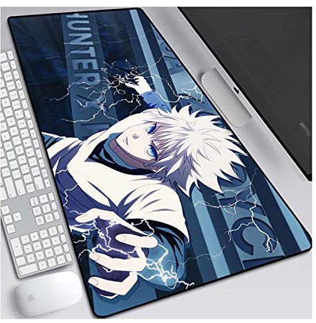 Hunter Tapis de Souris Gaming XXL, 900x400mm, Anime Mouse Pad - Surface spéciale améliore la Vitesse et la précision, 3mm Base en Caoutchouc Antidérapant Surface-pour Ordinateur et PC, C
