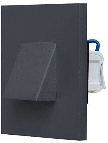 EVN LQ41802AE LED-Wandeinbauleuchte LED LED fest eingebaut 1.8W Anthrazit
