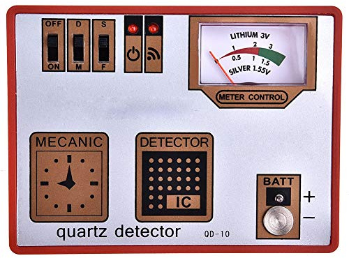 ZJchao Watch Tester Demagnetizer Entmagnetisierer Timegrapher, Mechanischer Tester Timing Multifunktions-Timegrapher Uhr Entmagnetisierung/Batteriemessung/Puls/Quarz Tester Maschinenuhr