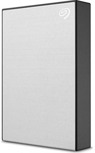 Seagate One Touch, 2TB, Portable External Hard Drive, PC Notebook & Mac USB 3.0, Silver, 1 year MylioCreate, 4 mo Adobe Creative Cloud Photography, 2 year Rescue Services (STKB2000401)