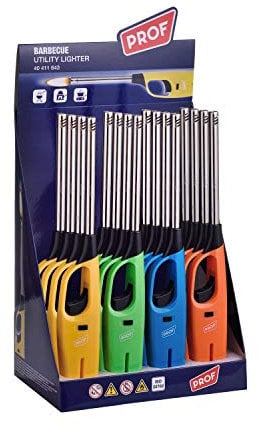 Polyflame 16 PZ ACCENDIGAS ACCENDINI ACCENDIFUOCO Ricaricabile Prof Fashion 40411643 H 27,1cm