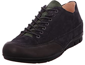 Think! Herren King chromfrei gegerbte nachhaltige Wechselfußbett Schnürhalbschuhe, 8000 Oceano/Kombi, 44 EU