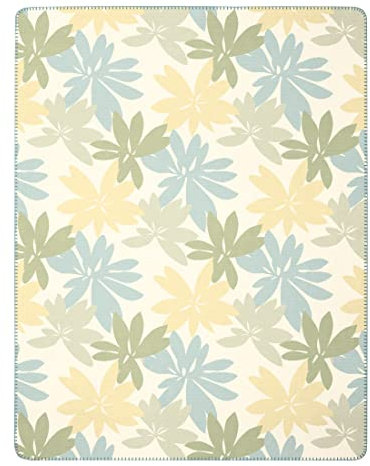 Herrmann Biederlack Wohndecke Plumeria Blue - (778222)