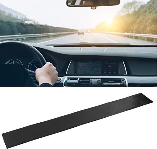 Qiilu Windscreen Film Universal 20x150cm Car Window Tint Film Block Windshield Sun Visor Strip with Scraper