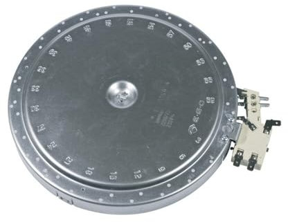 easyPART Kompatibel/Ersatz für Electrolux 140057321014 Strahlheizkörper AEG 14005732101/4 Zweikreis 205/120mm EGO 10.51211.084 für Kochfeld Herd