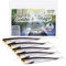 Zite Fishing Gummifische Zander Set – Inzite Shad 12cm Diverse Farben - 5STK Fängige Gummiköder Zanderangeln - Softbait Angelköder UV-Aktiv (Golden Voltage)