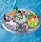 BNGXR Plateau Bar de Piscine Flottant, 8 Trous Gonflable Bar Flottant Gonflable Porte-Boissons de Fruits Buffet pour Piscine d'été en Plein Air Plage Piscine Party Spa