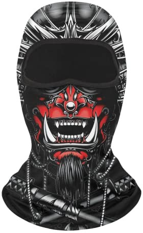 UK-UNIQUE Cagoule respirante et légère pour le ski, la moto, la course, le cyclisme, les courses - Unisexe - Pour homme, femme, enfant, garçon et fille, Motif 6, 7 / 7 1/4