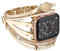 Wingoden Posh Leather Band Compatible with Apple Watch Band Bracelet 38mm 40mm 41mm for Women Men - Wrap Boho Apple Watch Strap for iWatch Band Series 9 8 SE 7 6 5 4 3 2 1 Ultra 2, Beige Stone