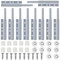 Tekenewbse Iman Puerta Armario, 10 Piezas Cierre Magnetico Puerta Push para Armario, Amortiguador Cocina Imanes Para Cierre Pulsador Puertas, Cajón Abrir Pestillo, Push to Open Sólido Pestillo