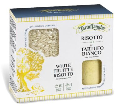Tartuflanghe - Risotto mit weißem Trüffel - 250 g Carnaroli Reis und 60 g Trüffel Dressing