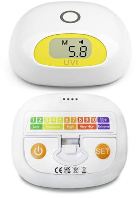 Sonnenlicht-UV-Index-Messgerät, UV-Verletzungsalarm, Piepton bei Sonnenbrand, Zeitbegrenzung ohne Verwendung