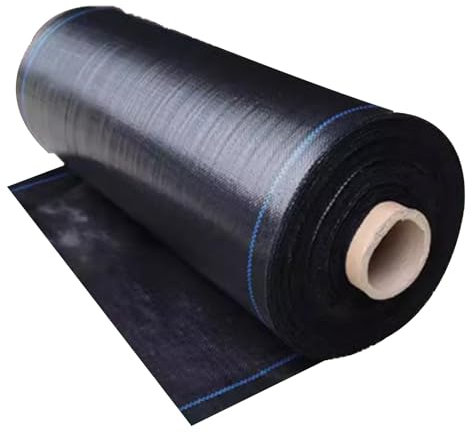 WXQTM Weed Control Fabrics Ground Cover Membrane Water Permeability Garden Membrane Black, 2x100M, for Terraces Gardens Flowerbeds (Size:1.5x200m)
