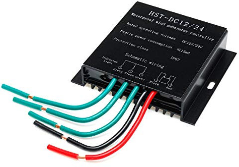 AISINILALAO 12v,wasserdichte Wind Generator Laderegler 8000W 12V/ 24V Auto 48V Wind Laderegler Wind Controller Regler für DC AC Windturbine Gnerator