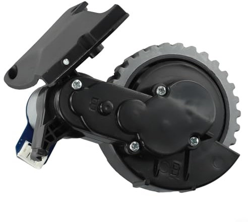 HEIBTENY Izquierda/Derecha Rueda Repuestos Accesorios Para Conga Para Cecotec 1490 1590 1390 1290 Robot Aspirador(L)