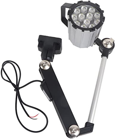Braccio Lungo Telescopico, Lampada da Lavoro CNC, Lampada da Lavoro per Tornio a LED, Lampada per Macchina 24 V 12 W con 100.000 Ore, per CNC, Punzonatrice, Trapano