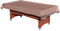 WAZUBC Billiard Pool Table Cover, Waterproof, Dustproof, Machine Washable, Brown, 7FT