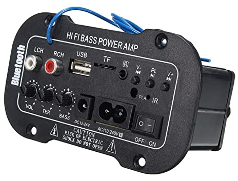 HEALBYBLE Auto Bluetooth Amplificador Digital Audio Prozessor Verstärkerplatine Audio USB Dac Fm Radio Tf. Spieler-Subwoofer-Verstärker.,Einfache Balance-Kontrolle
