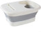 The Travel Companion Lavabo léger et pliable pour un entretien sans effort Blanc
