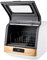 Lavastoviglie portatile, piano di lavoro, mini lavastoviglie, piano di lavoro, lavastoviglie compatta, per 4 ~ 6 coperti, Touch Control, per appartamenti