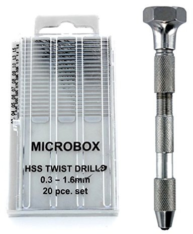 Pin Vice-Swivel Top + 20pc Set